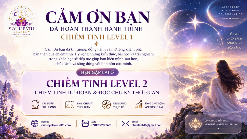 CẢM ƠN BẠN: NHỮNG NGƯỜI ĐỒNG HÀNH CÙNG SOUL PATH ACADEMY